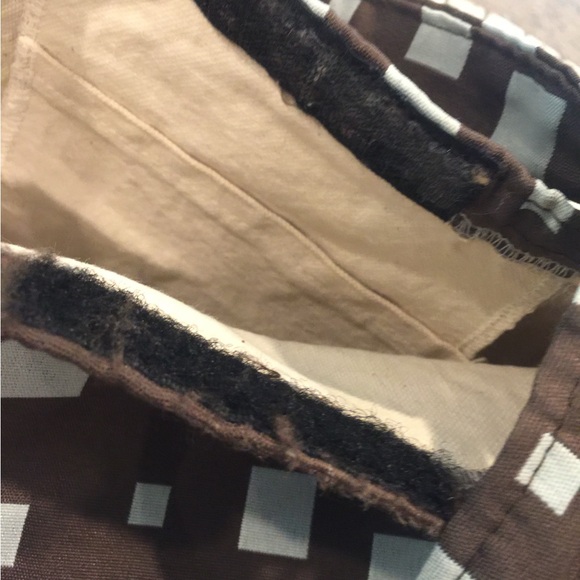 Small Tote Bag Geometric Pattern Carry All - Picture 3 of 9